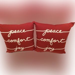 Pottery Barn Indoor/Outdoor Christmas Pillows